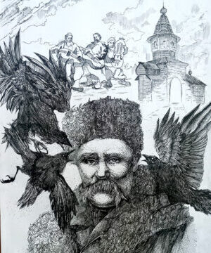 Виставка робіт учнів ліцею до дня народження Т. Г. Шевченка